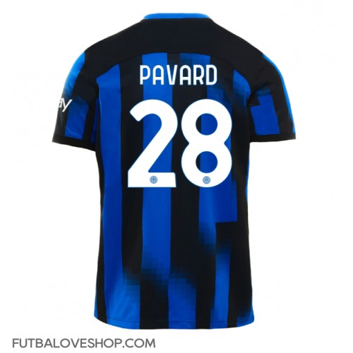 Dres Inter Milan Benjamin Pavard #28 Domáci 2023-24 Krátky Rukáv